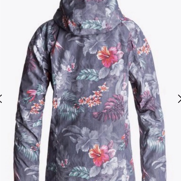 ROXY Essence 2L GORE-TEX Snow Jacket - Hawaiian Tropic Paradise Pink -XS - NWT - Picture 3 of 11